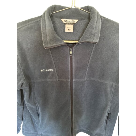 Columbia Mens Full-Zip Fleece Jacket Size XL Gray Sports Outerwear Windbreaker - Picture 4 of 5